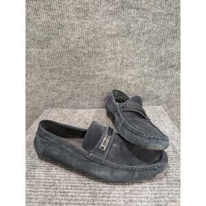 Calvin Klein Keeran Navy Suede Slip On Dress Shoe Summer Loafers Shoes Size 12